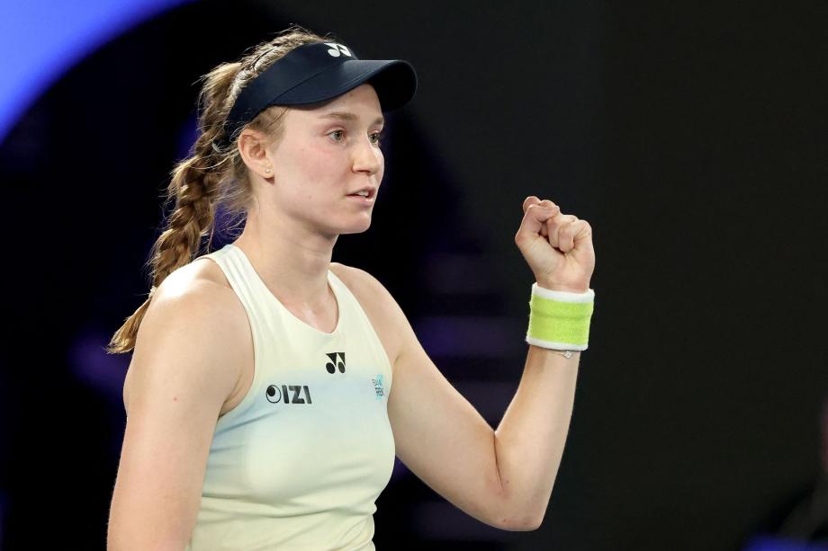 [图]莱巴金娜2-0晋级澳网女单决赛 将与萨巴伦卡争冠